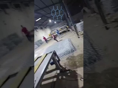 Габионная сборочная линия: обмотка проволоки, ткачество и связывание краев ¥ 8000 м2 Ежедневная производительность