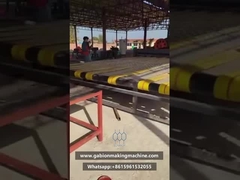 Производственная линия габионной сетки в Непале. Проект защиты берега реки.