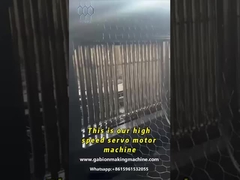 Высокоскоростная машина для производства габионных сеток с пятью сервоприводами | Автоматическая линия по производству габионных коробок