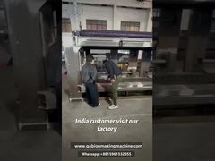 Живой заводской тест: демонстрация производительности машины для габионной сетки индийским покупателям