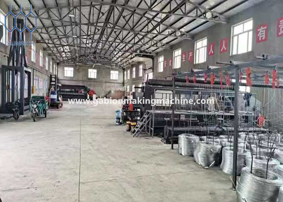 Купить 4.0mm 110x135mm Gabion Mesh Machine PLC Сервомоторная система управления Производство в сети